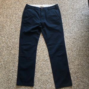 Hollister navy blue khaki pants